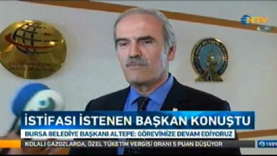 recep altepe - Bursa Belediye Başkanı: Görevimize devam ediyoruz  Videosu