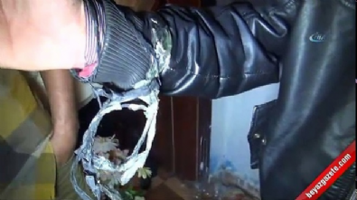 7 kişilik Suriyeli aileyi bıçak ve silah zoruyla gasp ettiler  Videosu