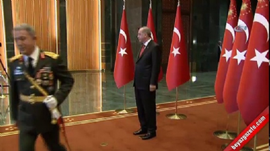 Cumhurbaşkanı Erdoğan, tebrikleri kabul etti 