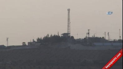 Suriye sınırına konuşlanan askeri araçlar hazır bekliyor 