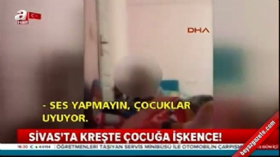 cumhuriyet universitesi - Sivas'ta bir kreşte çekilen görüntüler şoke etti Videosu