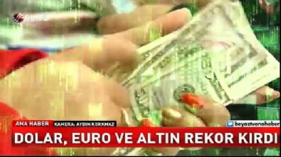 dolar - Dolar, Euro ve altın rekor kırdı! Videosu