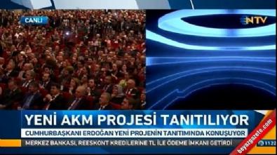 taksim - Erdoğan yeni AKM'nin tanıtımında konuştu  Videosu