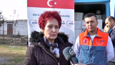dogal afet - AFAD'dan Arnavutluk'taki selzedelere yardım - TİRAN Videosu
