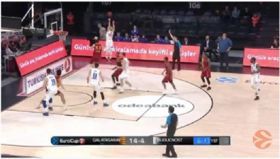 basketbol maci - Galatasaray Odeabank - Buducnost VOLI: 82-61 Basketbol Maç Özeti  Videosu