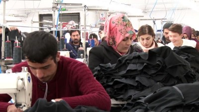 tekstil fabrikasi - 15 ülkeye tekstil ihracatı - MUŞ Videosu