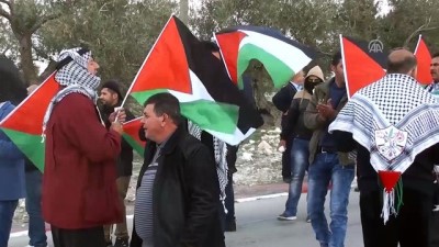 goz yasartici gaz - Batı Şeria'daki gösterilere müdahale - NABLUS Videosu