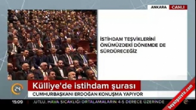 cumhurbaskani - Cumhurbaşkanı Erdoğan'dan yeni istihdam seferberliği çağrısı  Videosu