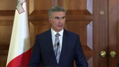 basin mensuplari - Malta Dışişleri Bakanı Abela, soruları cevapladı - ANKARA  Videosu