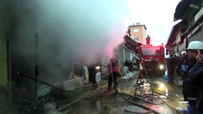 trol - Muş'ta iş yeri yangını  Videosu