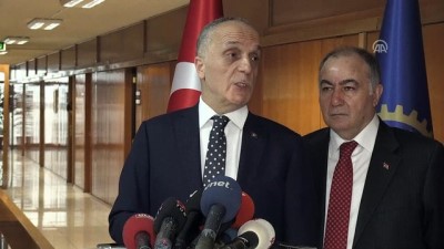 basin mensuplari - Türk İş Genel Başkanı Atalay - Sene sonu bitmeden taşeron meselesi de kanunlaşmış olacak' - ANKARA Videosu