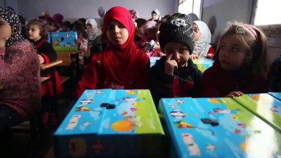 kirtasiye malzemesi - Suriye'deki yetim çocuklar için anaokulu - KİLİS Videosu