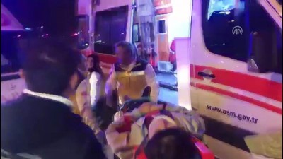 saglik ekipleri - Başkentte trafik kazası: 3 yaralı - ANKARA  Videosu