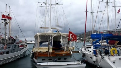 Bodrum'da kuvvetli rüzgar - MUĞLA