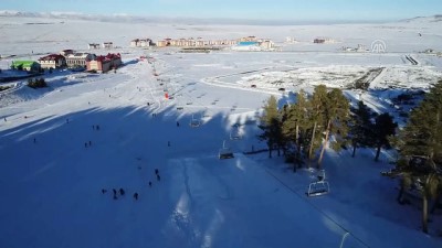 kayak tutkunlari - Cıbıltepe'de,hafta sonu yoğunluğu - KARS  Videosu