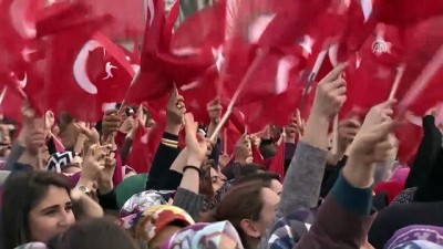 Erdoğan: 'Kadınların ve gençlerin sahip çıktığı bir Türkiye'nin sırtını yere getirmeye hiçbir faninin gücü yetmez' - KARAMAN