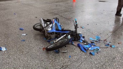 motosiklet surucusu - Trafik kazası: 2 ölü - ANTALYA  Videosu