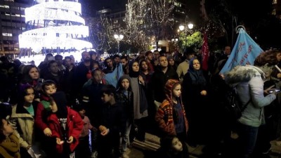 siginmacilar - Yunanistan'da 'Dünya Göçmenler Günü' protestosu - ATİNA Videosu