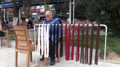 naylon poset - 81 yaşında pazar filesi örüyor - SİNOP  Videosu