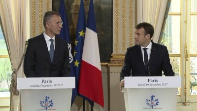 Macron-Stoltenberg görüşmesi - PARİS
