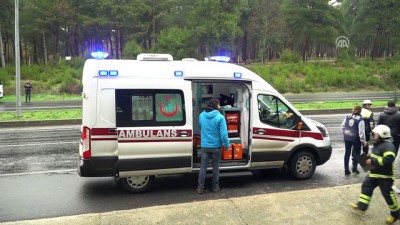 Otomobil devrildi: 2 yaralı - TEKİRDAĞ