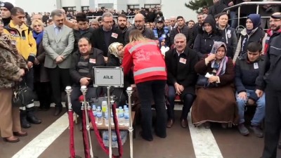 Şehit polis memuru Can için tören - ANKARA 