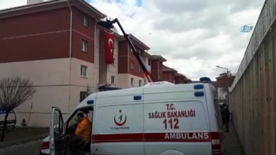 trol -  Şehit polisin Başkent’teki evine ateş düştü  Videosu