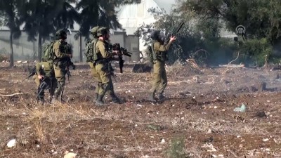 İsrail güvenlik güçleri Filistinli göstericilere müdahale etti (2)