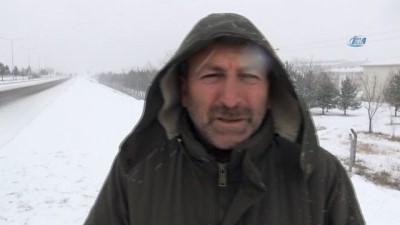 sehir ici -  Kars’a lapa lapa kar yağıyor  Videosu