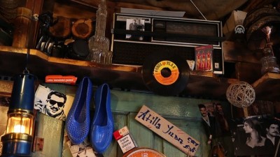 Nostaljik eşyaları 20 metrekarelik çay ocağında sergiliyor - KAYSERİ 