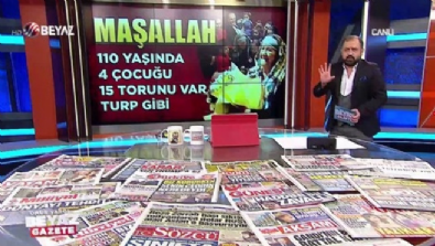 beyazgazete - 110 yaşındaki kadına, ilk doğum günü partisi  Videosu