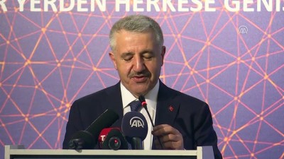 cekim - Bakan Arslan: “Her yerden herkese geniş bant. Bu çok önemli çok iddialı bir hedef” - ANKARA  Videosu