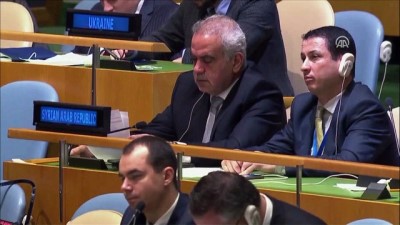 ozel oturum - BMGK Kudüs özel oturumu - BM Suriye Temsilcisi - NEW YORK Videosu