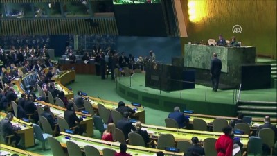 ozel oturum - BMGK Kudüs özel oturumu - Dışişleri Bakanı Çavuşoğlu - NEW YORK Videosu