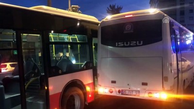 belediye otobusu - Midibüs belediye otobüsüne çarptı: 13 yaralı - İZMİR  Videosu