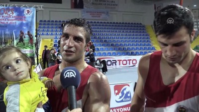 milli boksor - Türkiye Büyük Erkekler Ferdi Boks Şampiyonası - RİZE Videosu