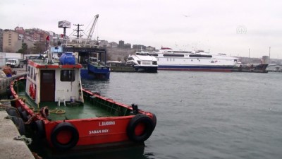 deniz otobusu - Marmara'da deniz ulaşımına fırtına engeli - BALIKESİR  Videosu