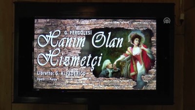 Mersin'de 'Hanım Olan Hizmetçi' operası sahnelendi