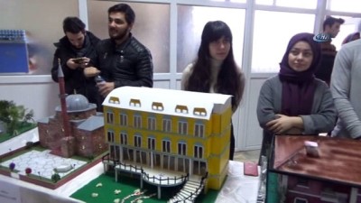 maket sergisi -  DPÜ Simav Meslek Yüksekokulu öğrencilerinden maket sergisi Videosu
