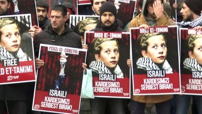 askeri mahkeme - İsrail hapishanelerindeki Filistinliler için 'sessiz yürüyüş' (3) - İSTANBUL Videosu