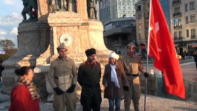 forma -  Taksim Meydanında Sarıkamış Şehitleri için nöbet tuttular Videosu