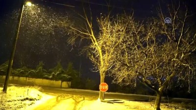 kar lastigi - Tekirdağ'da kar yağışı etkisini sürdürüyor  Videosu