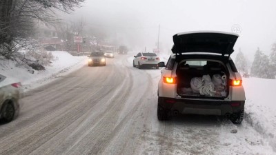 Uludağ'da hafta sonu yoğunluğu - BURSA