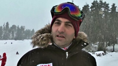 yabanci turist - Cıbıltepe Kayak Merkezi'ne ilgi artıyor - KARS  Videosu