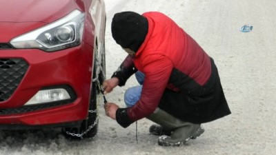 trafik yogunlugu -  Denizli Antalya karayolunda ulaşıma kar engeli  Videosu