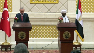 Erdoğan - El-Beşir ortak basın toplantısı - HARTUM