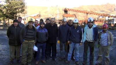 Madencilerden iş durdurma eylemi - AMASYA
