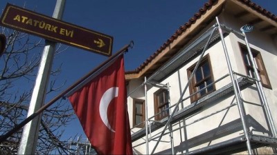  Atatürk’ün evi restore çalışmaları sürüyor