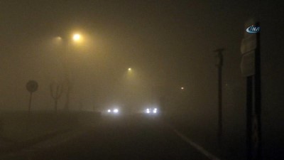 kisla -  Çorlu’da hava ulaşımına sis engeli  Videosu