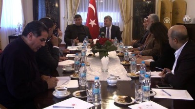 telefon gorusmesi - Ürdün Temsilciler Meclisi Filistin Komisyonu üyeleri Büyükelçi Karagöz'le görüştü - AMMAN Videosu